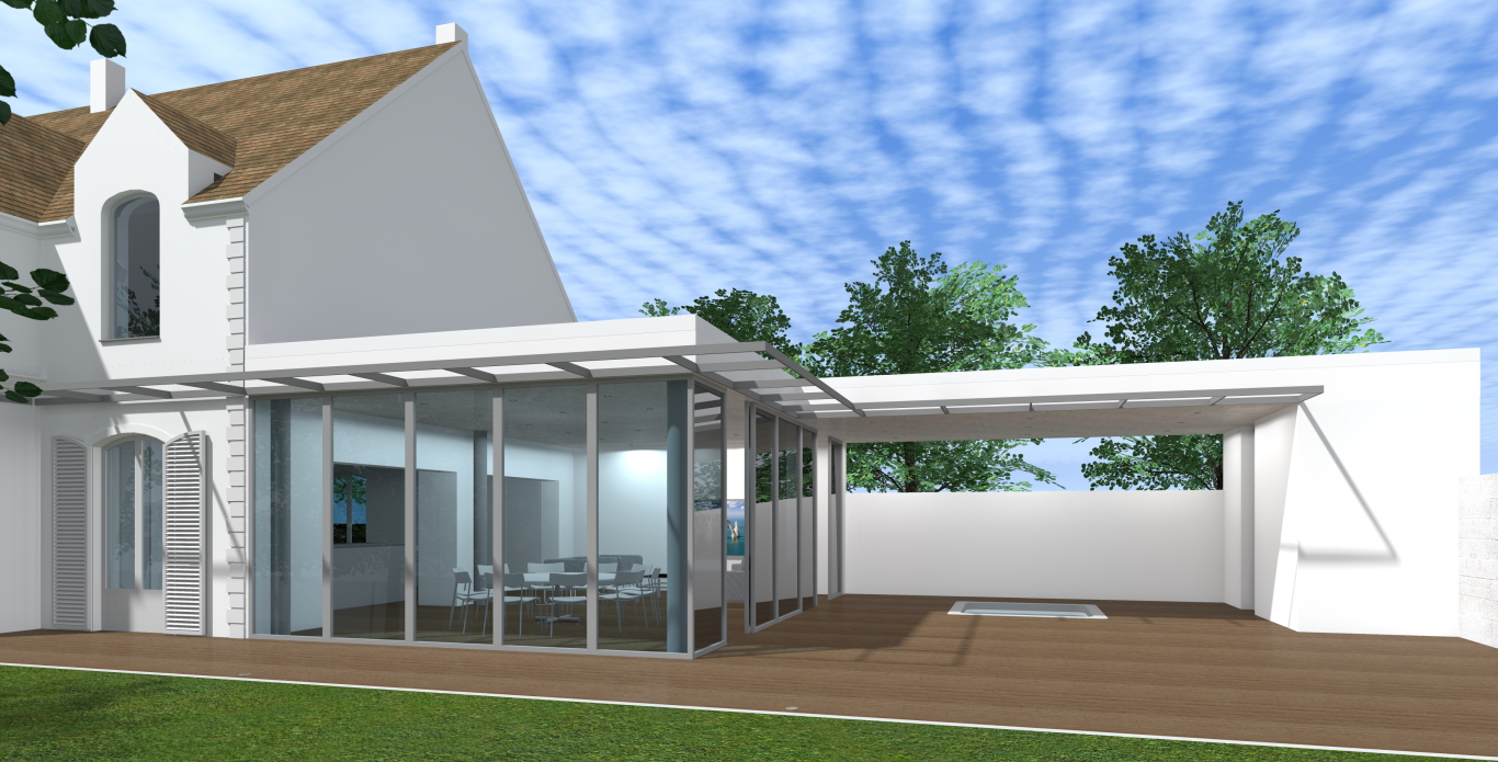 Extension Osny Dragan Architecture, Paris, France, 2015